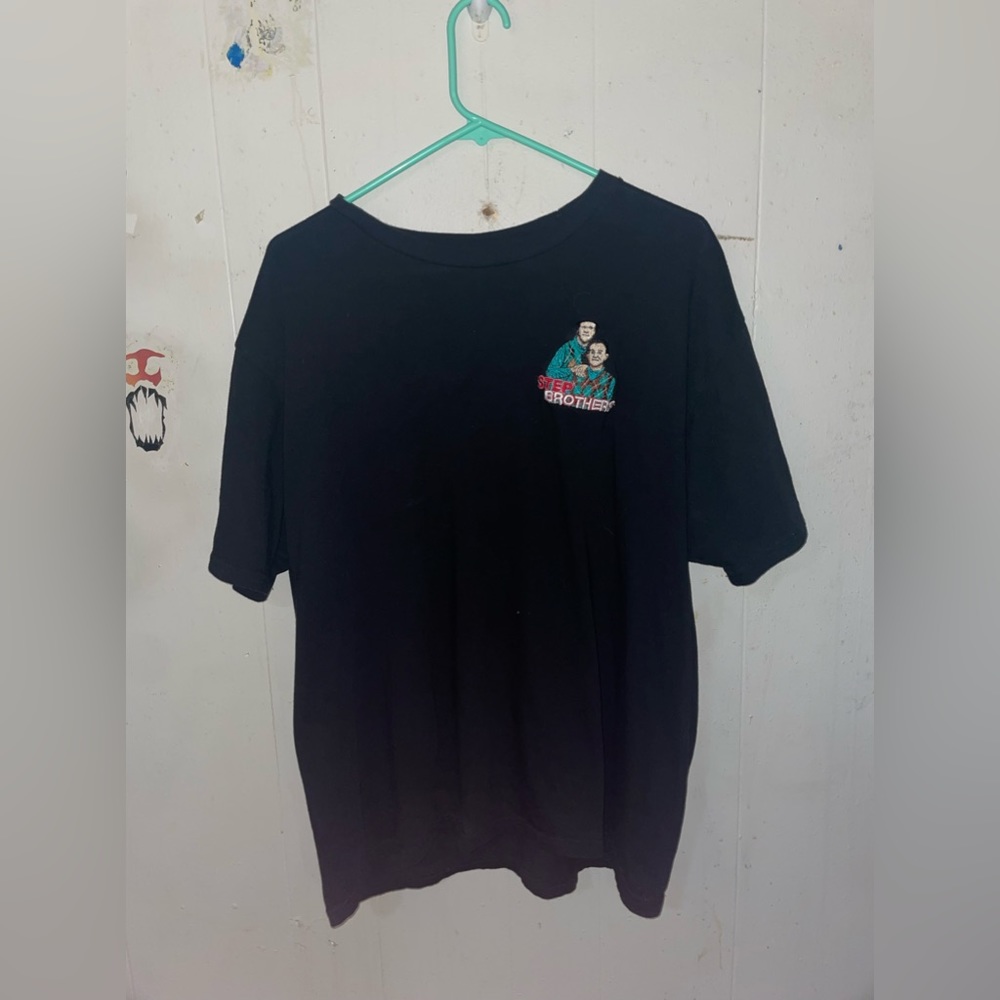 Step Brothers movie tee w/ portrait patch sewed on size MENS XL
